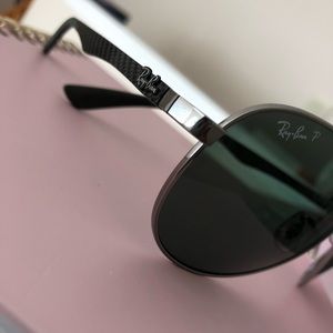 BRAND NEW RayBan Polarized Carbon Fiber Sunglasses